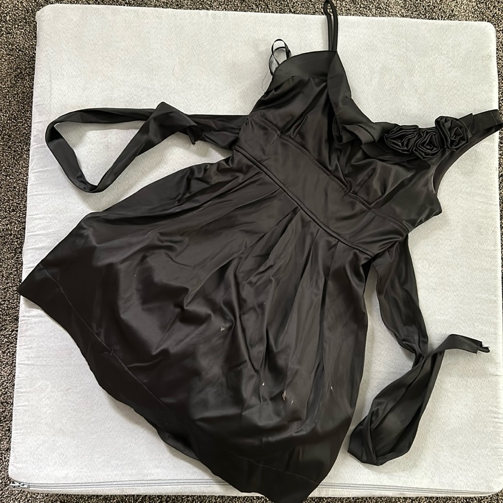 Black short dress
